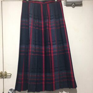 VINTAGE WEATHERVANE PLAID PLEATED SKIRTS SIZE 12